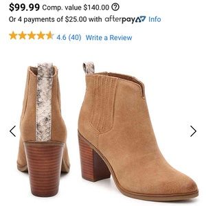 Dolce vita brown booties